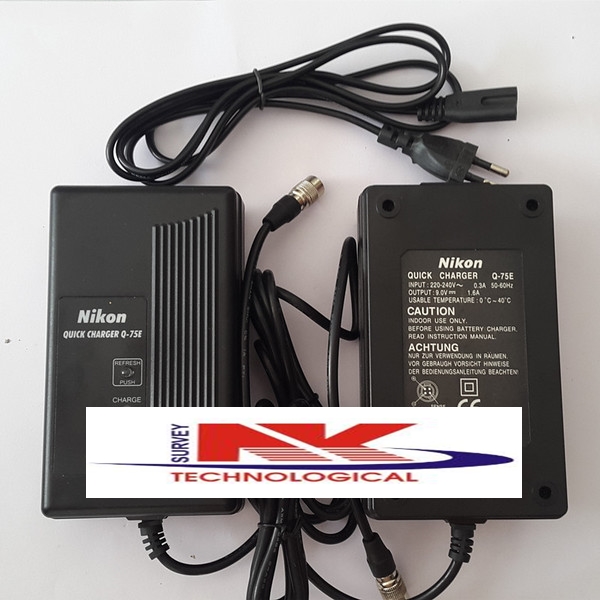 Sạc pin toàn đạc điển tử Nikon Q-75E,Q-70E