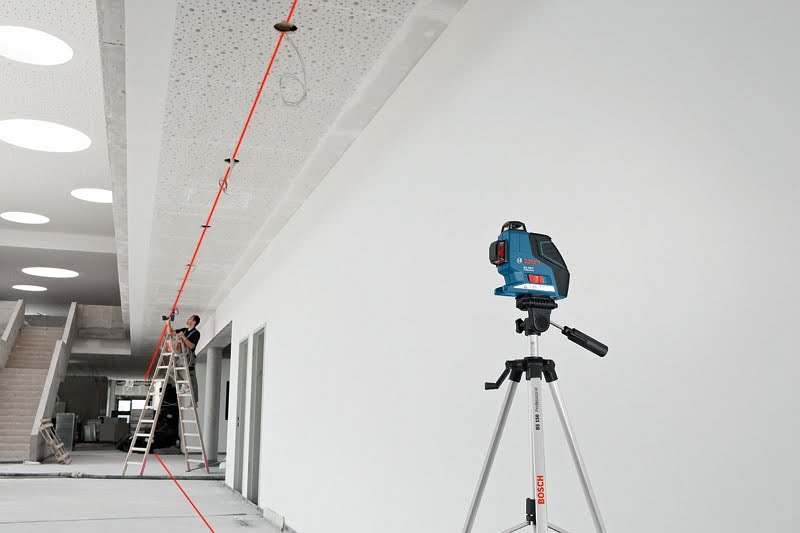 Sử dụng máy quét laser Bosch trong công việc