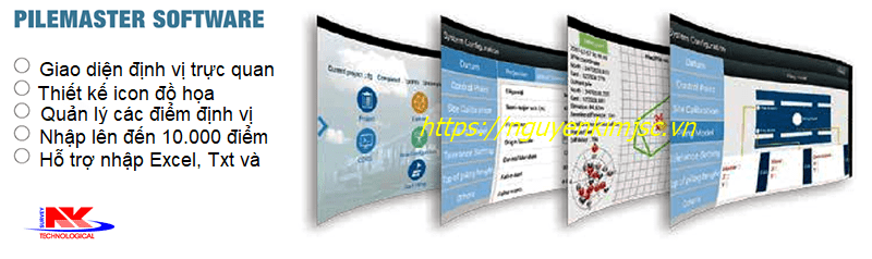 Thông số kỹ thuật máy định vị cọc khoan trong xây dựng