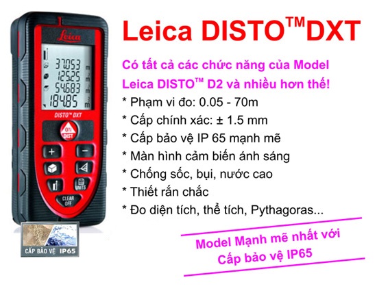 Thông số máy đo khoảng cách leica