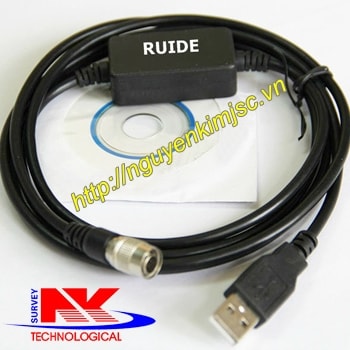 Cáp trút số liệu toàn đạc điện tử Ruide