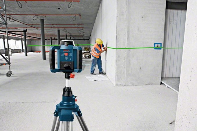 Máy quét laser Bosch hoạt động