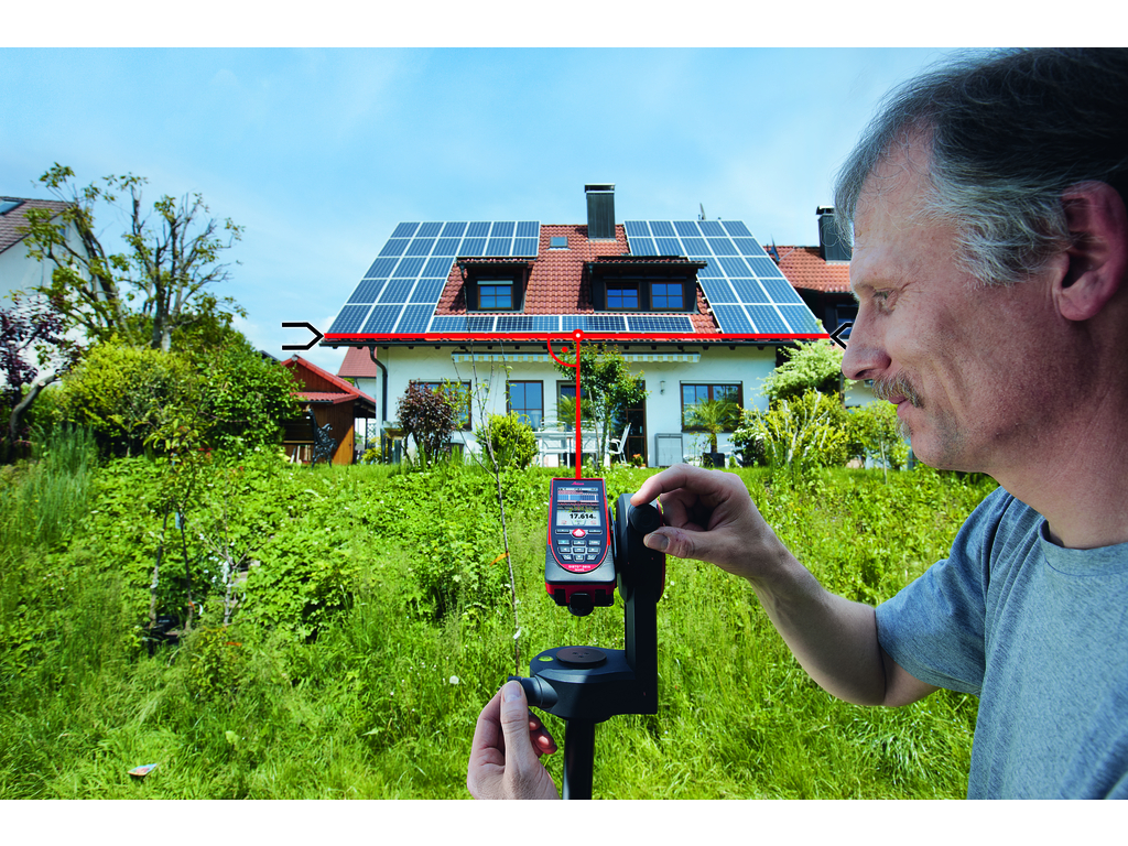Sử dụng máy đo khoảng cách leica